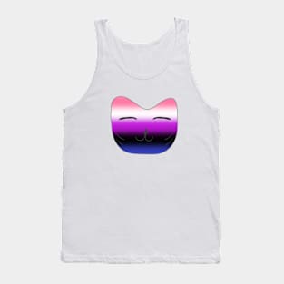 Pride Cat Genderfluid Tank Top